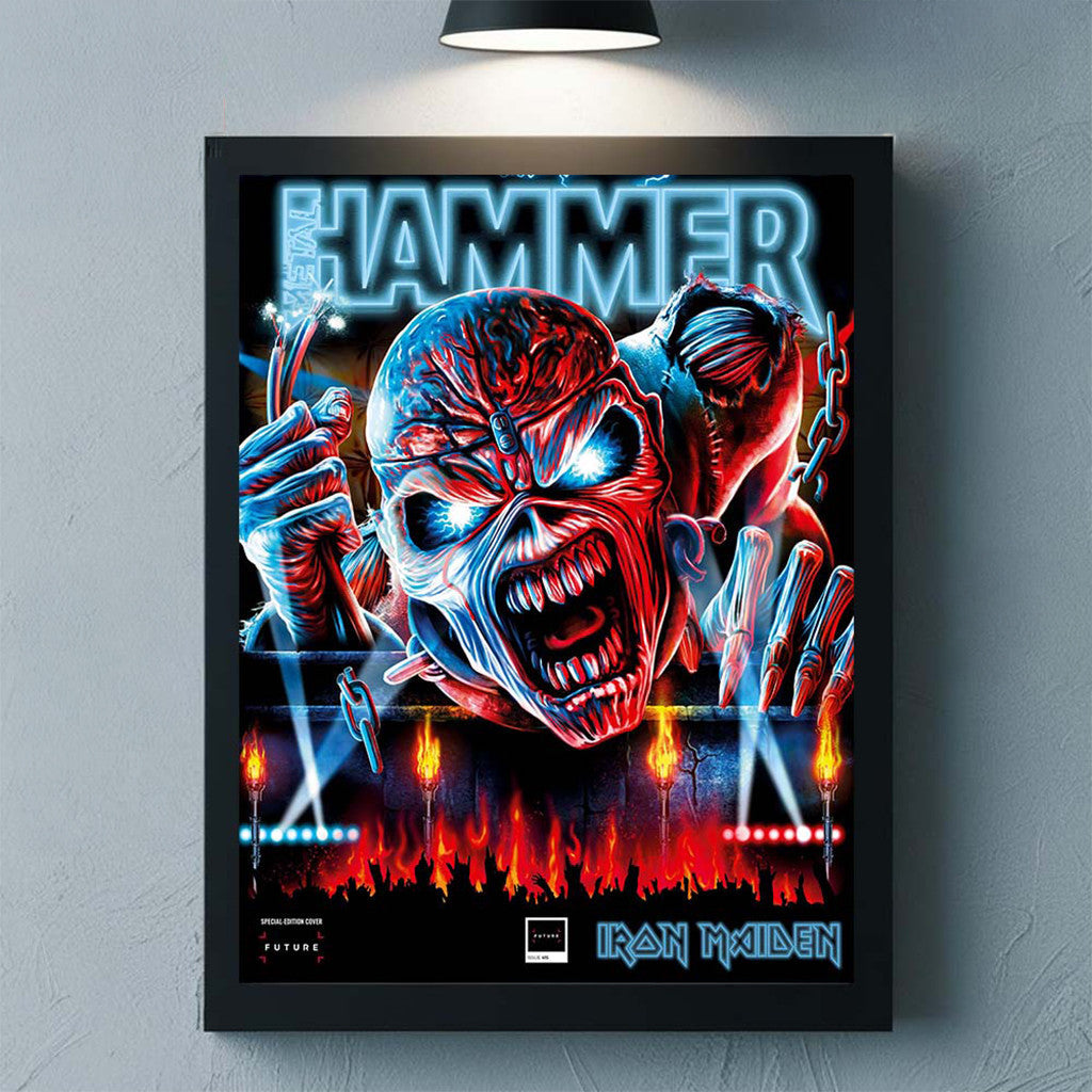 Iron Maiden X Metal Hammer Issue 415 Magazine Cover Poster Iron Maiden Merch Home Decorations