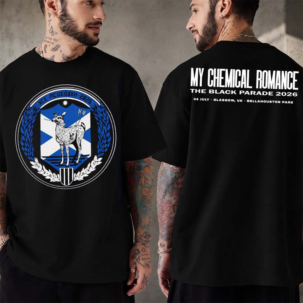 My Chemical Romance Glasgow UK Concert T-Shirt Bellahouston Park 4 July 2026 Shirt MCR Merch