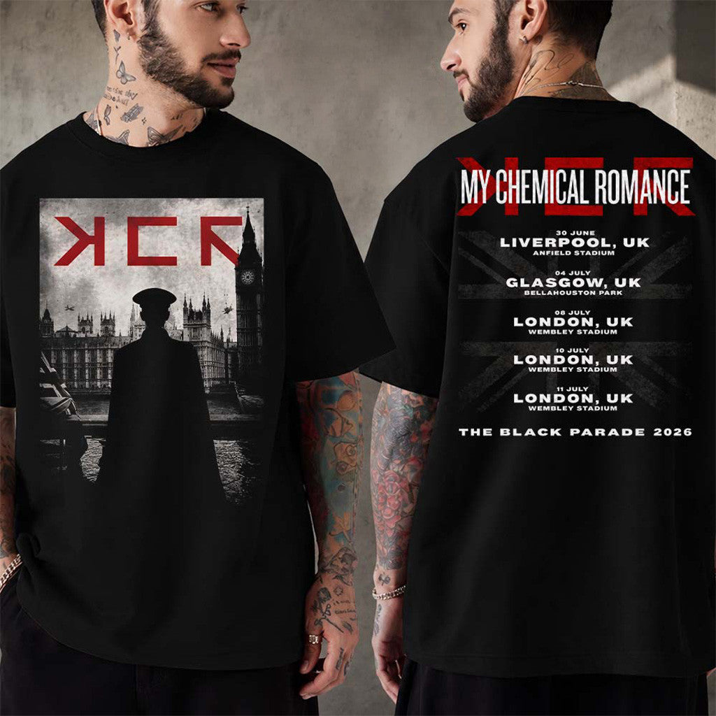 My Chemical Romance The Black Parade 2026 Tour Dates UK T-Shirt MCR Merch Gift For Music Fans