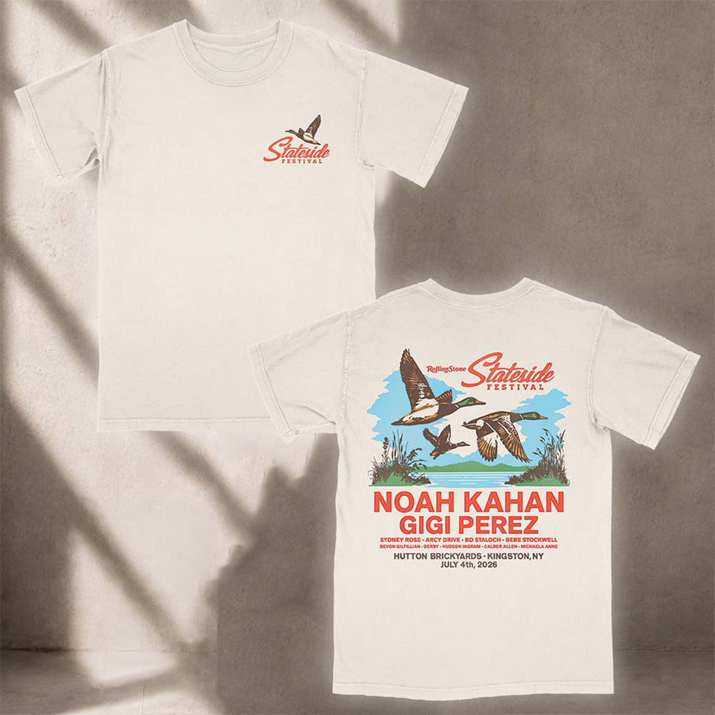 Rolling Stone Stateside Duck Vintage Graphic T-Shirt Stateside Festival Merch 2026 Fan Gifts