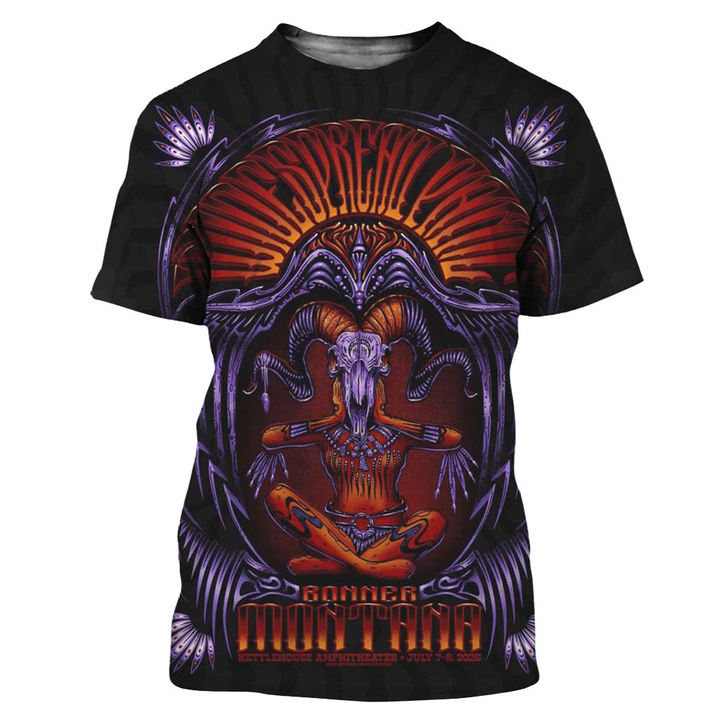 Widespread Panic Bonner Montana 2026 Poster T-Shirt Widespread Panic Merch Gift For Fans