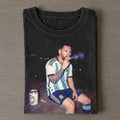 Messi Smoking Classic Retro Soccer T-Shirt FIFA WC 2026 Merch Gifts For Messi Fans