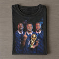 Ousmane Dembele Kylian Mbappe And Michael Olise Smoke France 2026 World Cup T-Shirt FIFA Merch