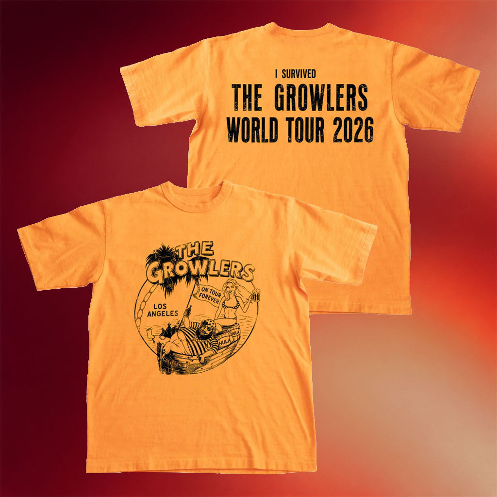 The Growlers Merch 2026 I Survived T-Shirt The Growlers World Tour Merch Gifts For Band Fans - Merchluma