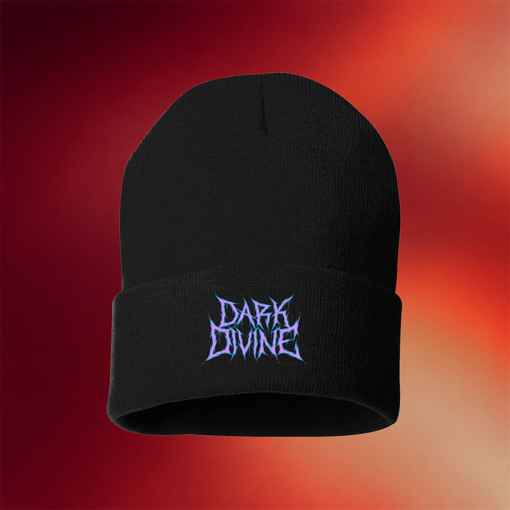 Dark Divine Merch 2026 Dark Divine Logo Beanie Best Gift For Metalcore Band Fans - Merchluma