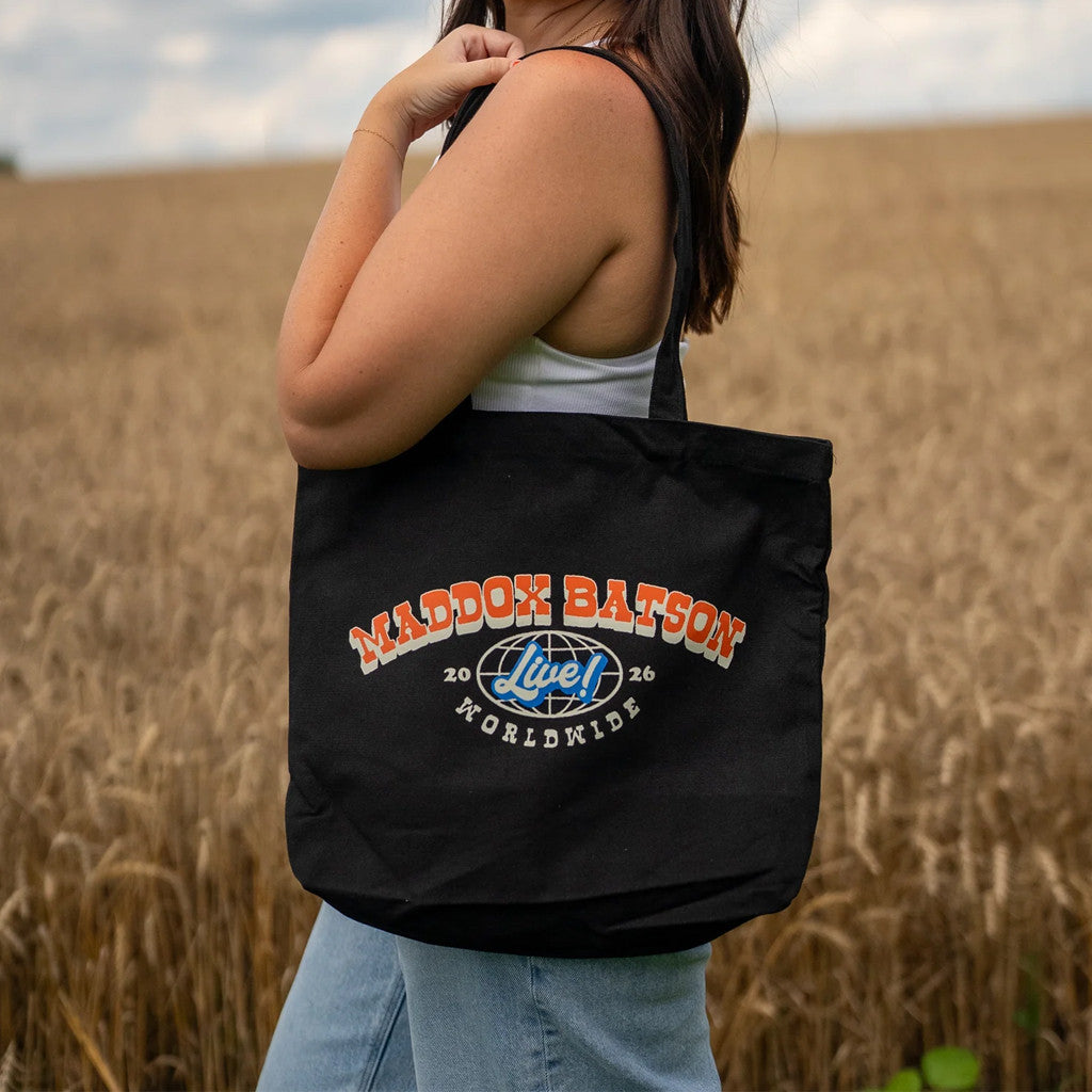 Maddox Batson Merch 2026 MB Live Worldwide Tour Tote Bag Birthday Gift Ideas For Sisters - Merchluma