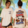 Snickers Snoopy Take A Bite Lose The Grump Chocolate Vintage T-Shirt Candy Lovers Gift For Her