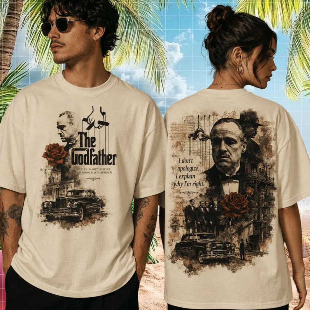 The Godfather Movie Marlon Brando Vintage Crime Film Graphic Shirt The Godfather Merch