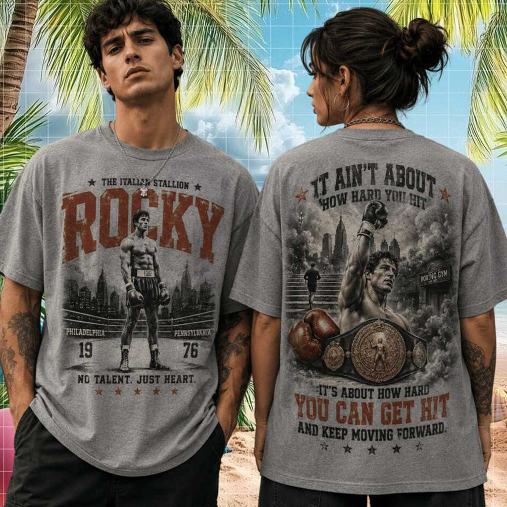 Rocky Balboa Italian Stallion Philadelphia 1976 Vintage Boxing Movie Shirt Rocky Merch