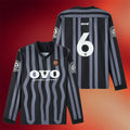 October's Very Own Merch 2026 Stripe Long Sleeve V-Neck Shirt #6 OVO Clothing Present For Him - Merchluma