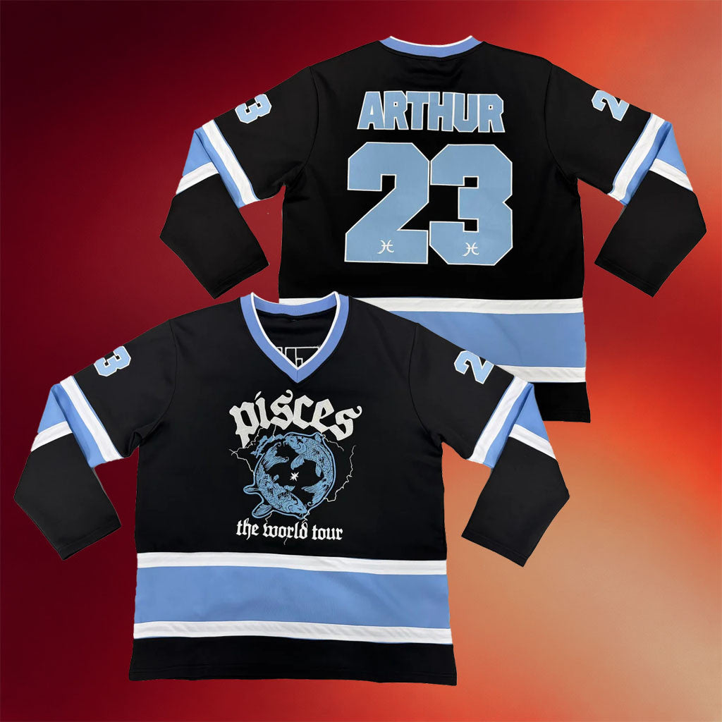 James Arthur Merch 2026 Pisces World Tour Hockey Jersey Presents For Music Lovers - Merchluma