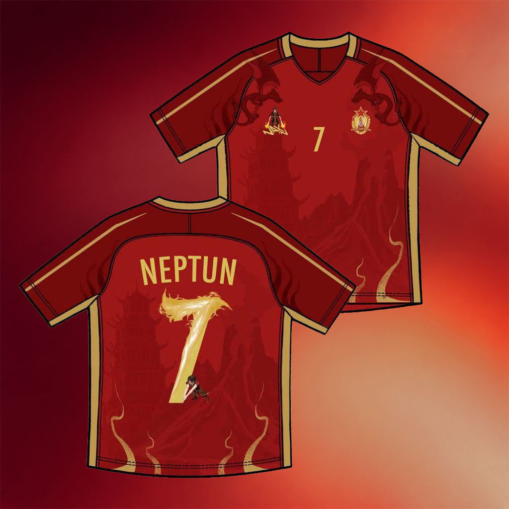 Neptun X Avatar Merch 2026 Avatar The Last Airbender Zuko World Cup Jersey Neptun #7 Jersey - Merchluma