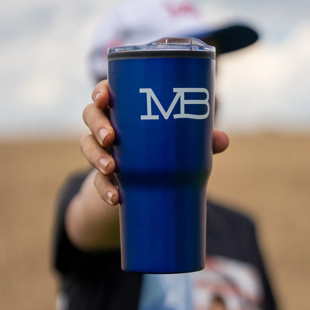 Maddox Batson Merch 2026 MB Blue Tumbler Unique Gifts For Music Lovers - Merchluma