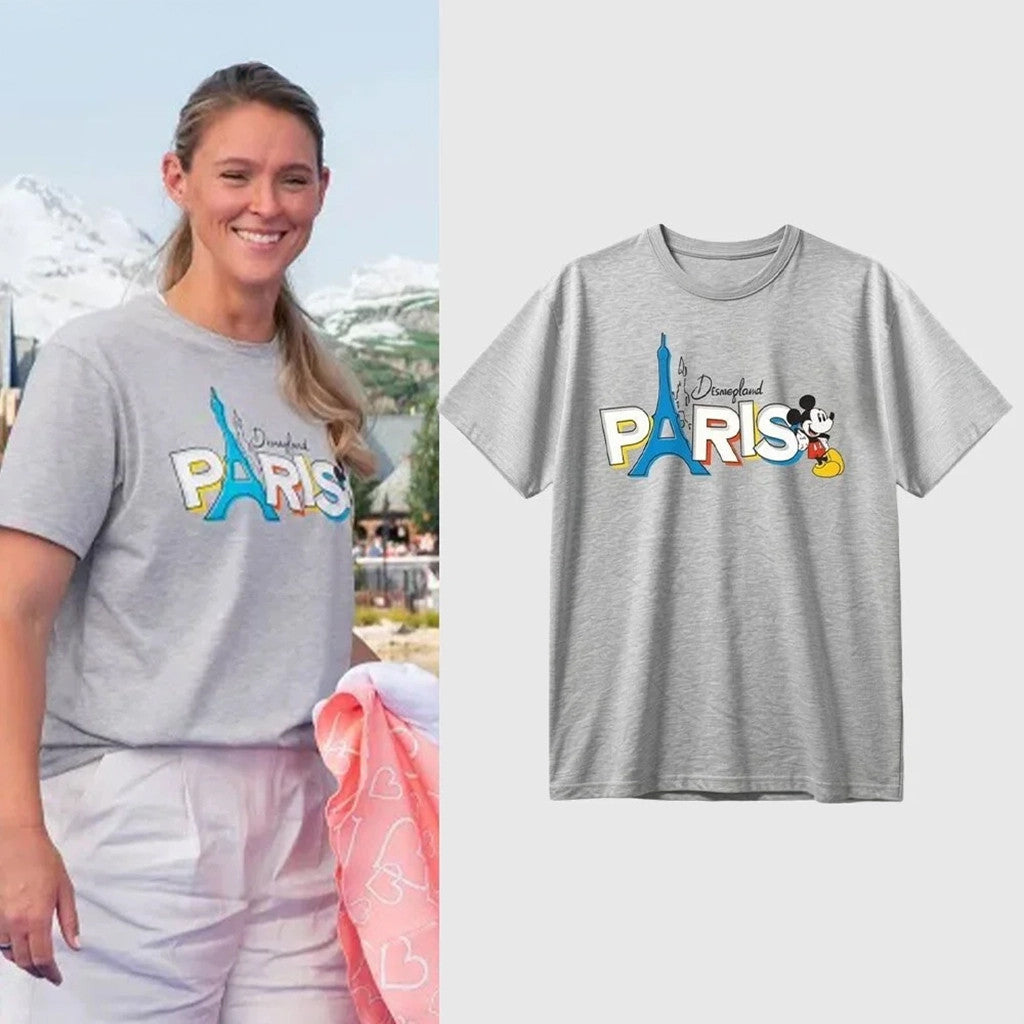 Kylie Kelce Disneyland Paris Mickey Mouse Eiffel Tower Shirt Unique Gifts For Besties