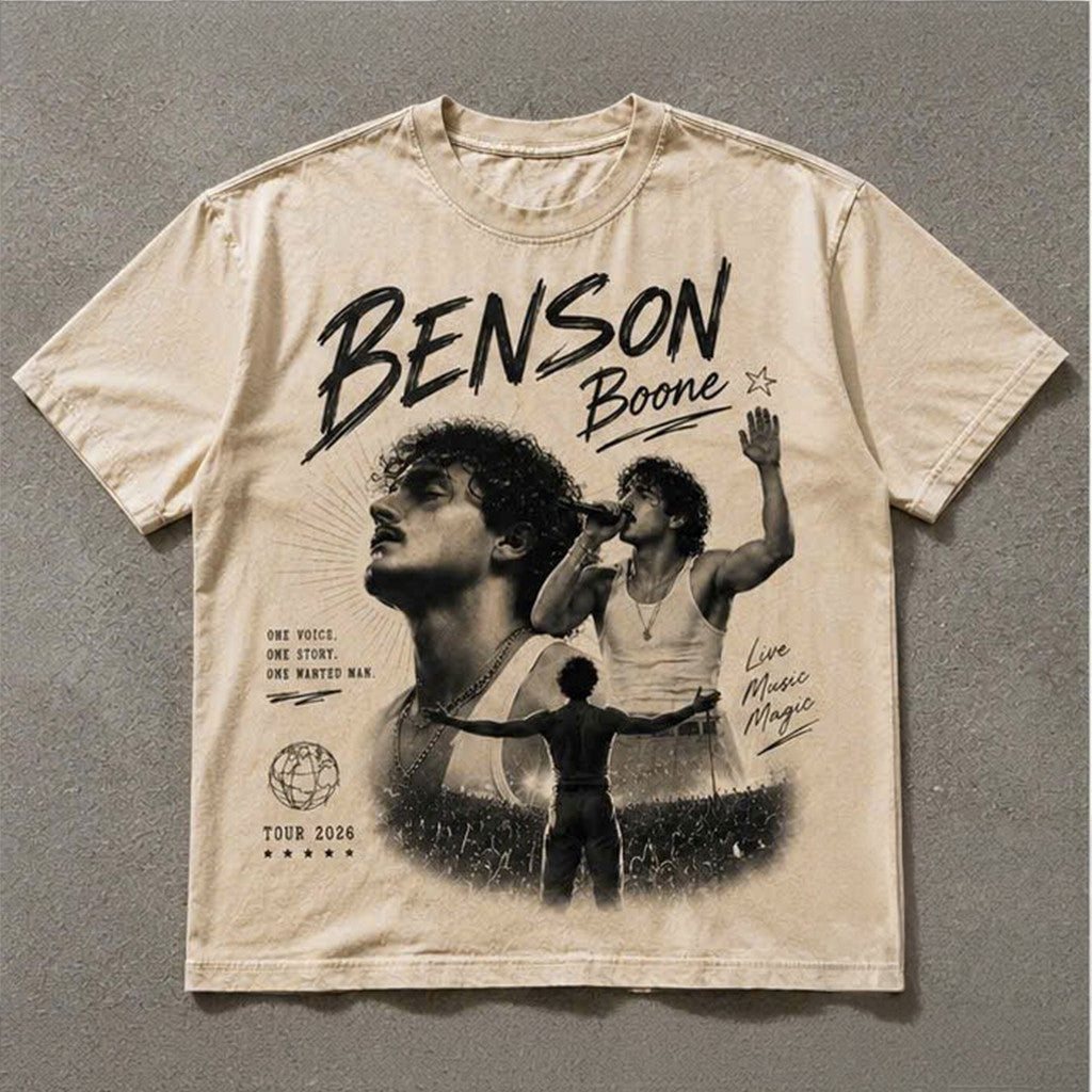Benson Boone Wanted Man Tour 2026 T-Shirt Benson Boone Merch Gift For Music Lovers