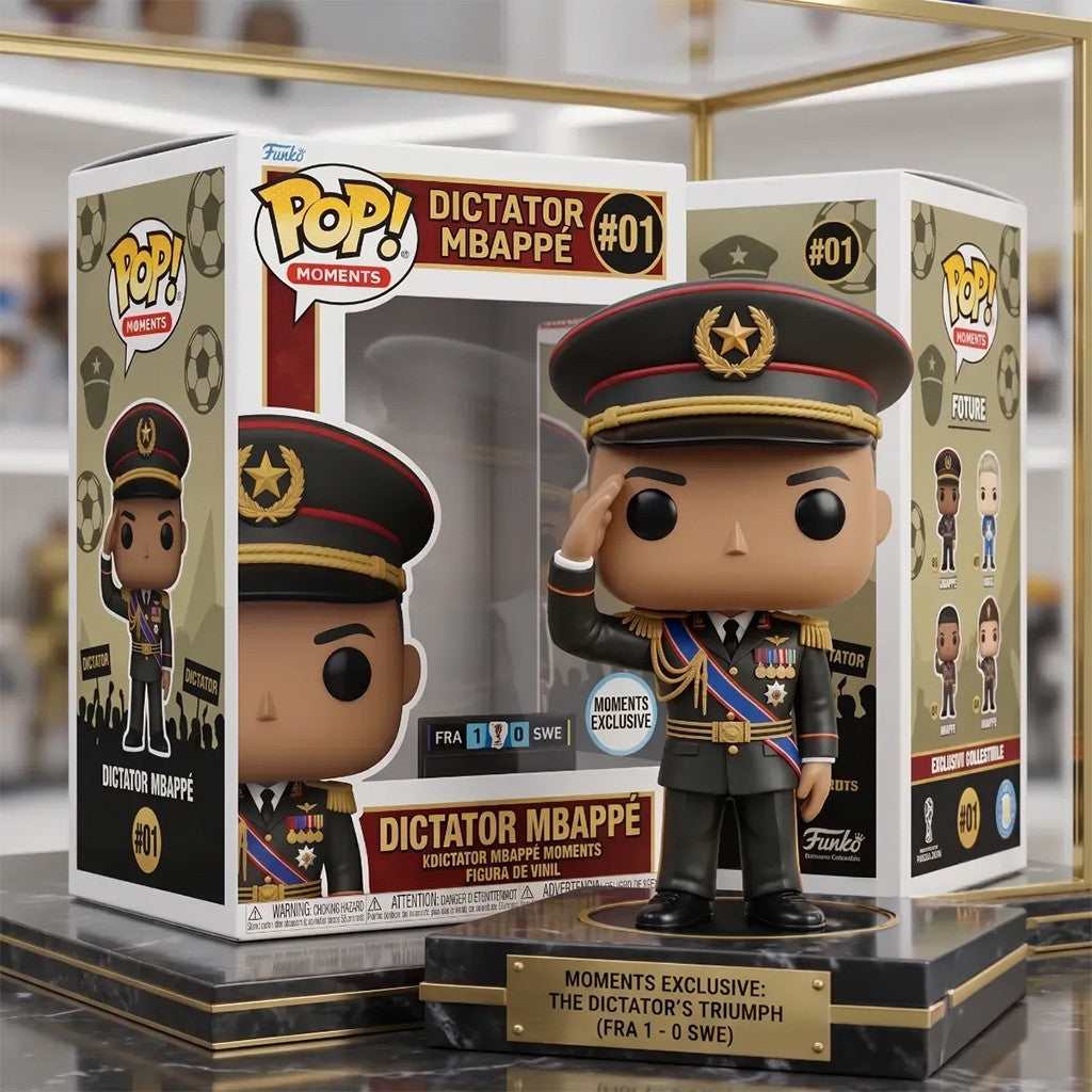 Dictator Mbappe Funko Pop Parody Mbappe France World Cup 2026 Merch Gift For Soccer Fans