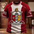 Kappa Alpha Psi 1911 Crimson Crest Premium T-Shirt KAP Merch Good Gifts For Dads
