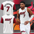 #7 Giannis Antetokounmpo T-Shirt Miami Heat Merch White Basketball Fan Gift Ideas