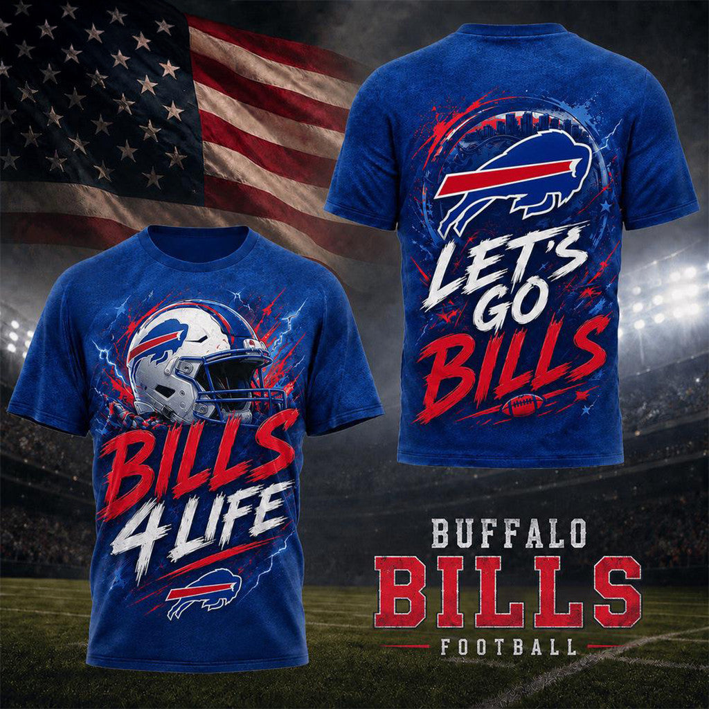 Buffalo Bills For Life T-Shirt 2026 Buffalo Bills Merch Gift Ideas For Football Lovers