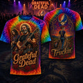 Grateful Dead Jerry Garcia Rainbow T-Shirt 2026 Grateful Dead Merch Gift For Rock Fans