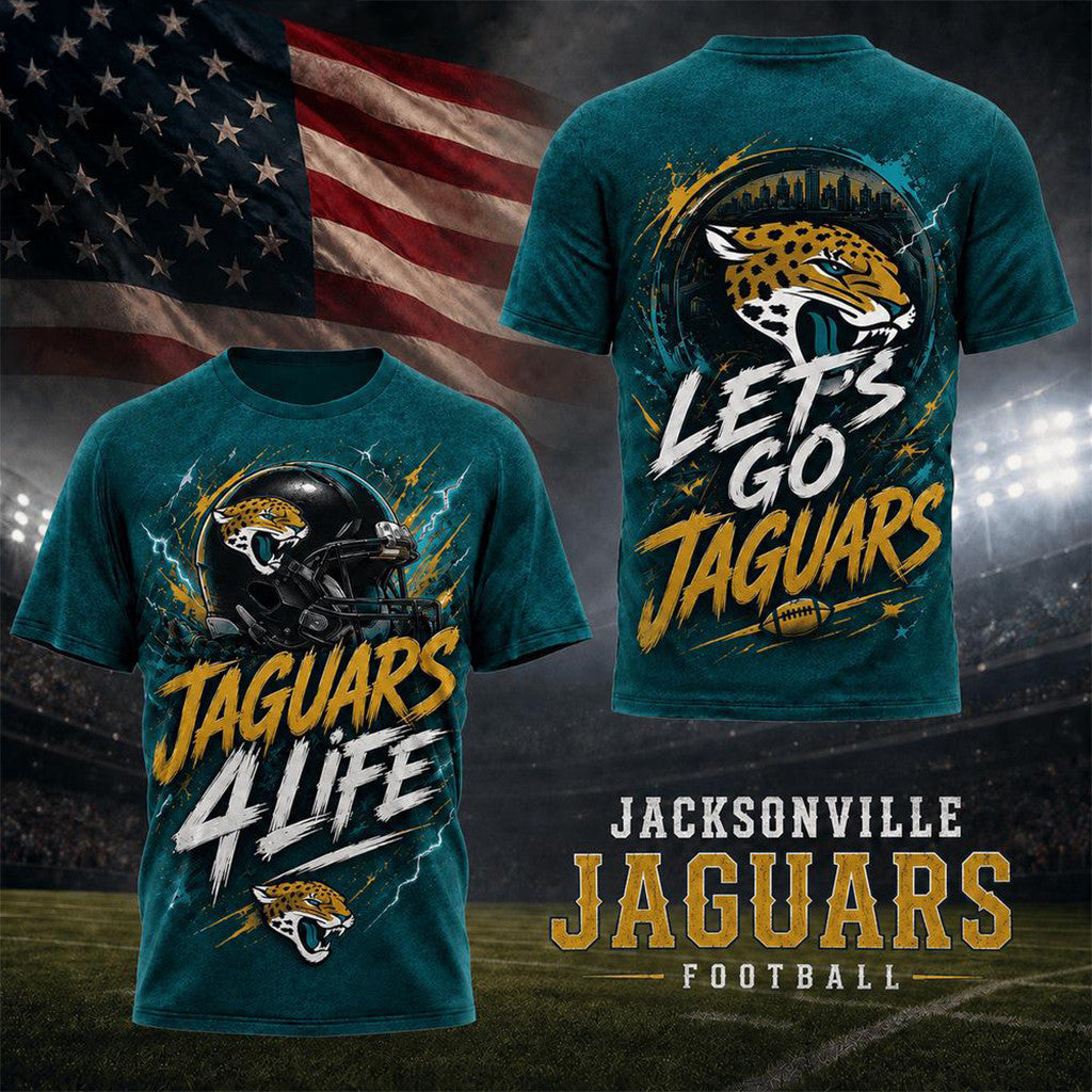 Jacksonville Jaguars For Life T-Shirt 2026 Jacksonville Jaguars Merch Gift For Football Fans