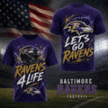 Baltimore Ravens For Life T-Shirt 2026 Baltimore Ravens Merch Gifts For Football Lovers
