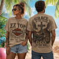 ZZ Top HD Grace In The Gears Rock Tour Vintage Shirt ZZ Top Merch Gift For Rock Fan