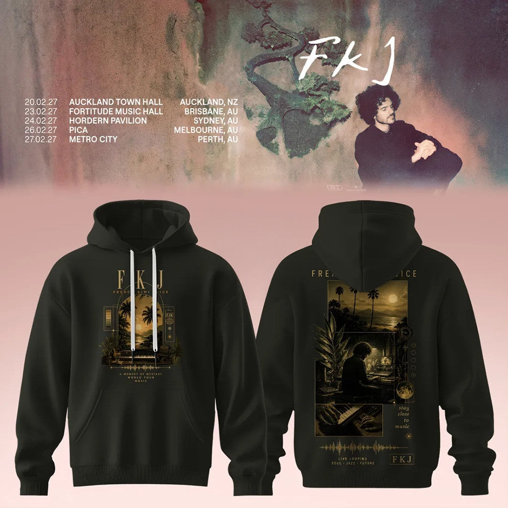 FKJ A Moment Of Mystery Black Hoodie 2026 FKJ Merch Gift Ideas For Music Lovers