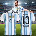 Messi The All Time Top Scorer World Cup Jersey Shirt #10 Messi Argentina National Team Merch