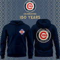 Chicago Cubs 150th Anniversary Hoodie 2026 Chicago Cubs Merch Best Gifts For Baseball Fans