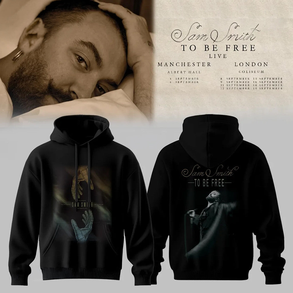 Sam Smith To Be Free Tour 2026 Hoodie Sam Smith Merch Gift Ideas For Music Lovers