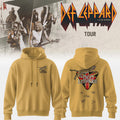 Def Leppard Tour 2026 Hoodie Made In England Leopard Hoodie Def Leppard Merch Signed