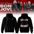 Bon Jovi Forever Tour Signature Hoodie 2026 Bon Jovi Merch Black Gift For Rock Lovers