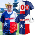 Custom Sugar Land Space Cowboys 2026 Texas Flag Baseball Jersey Cowboys Merch Fan Gear