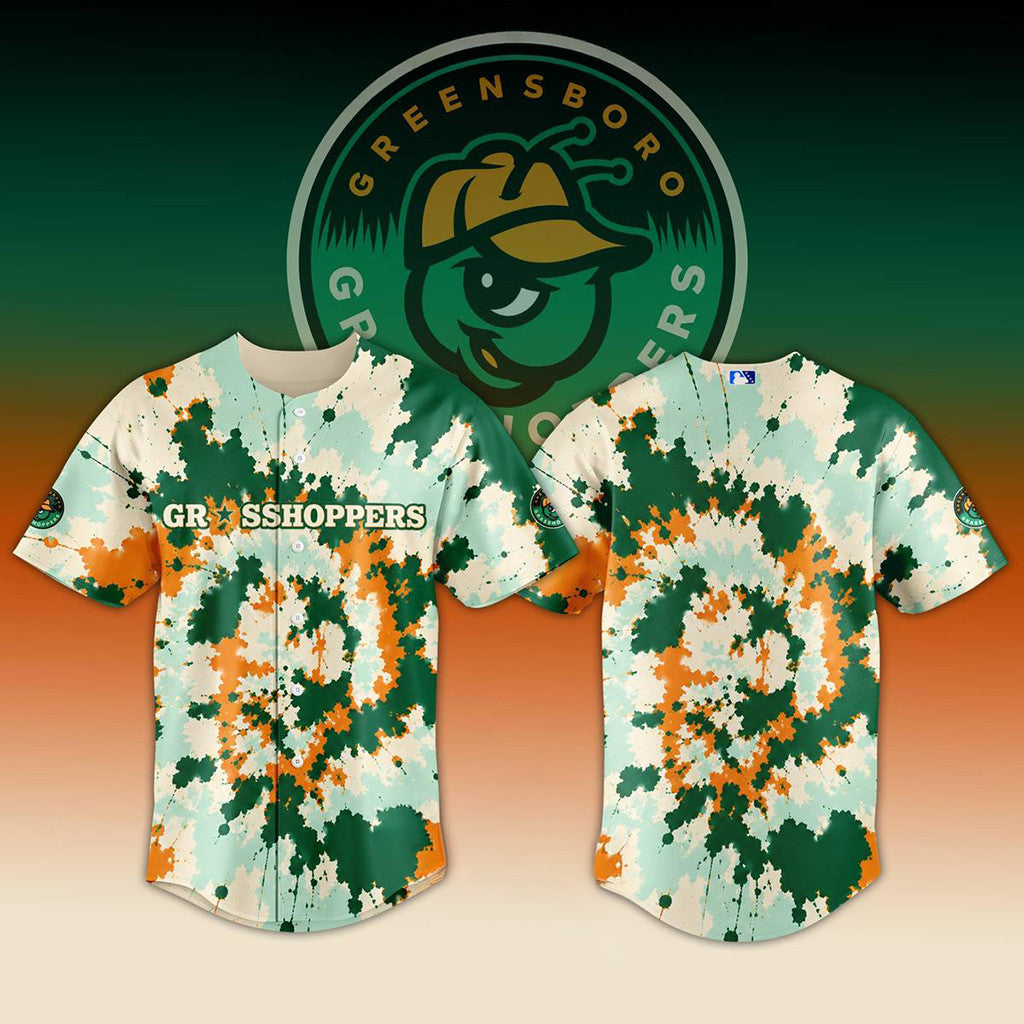 Greensboro Grasshoppers X Grateful Dead Night 2026 Jersey Grasshoppers Merch Gift For Fans