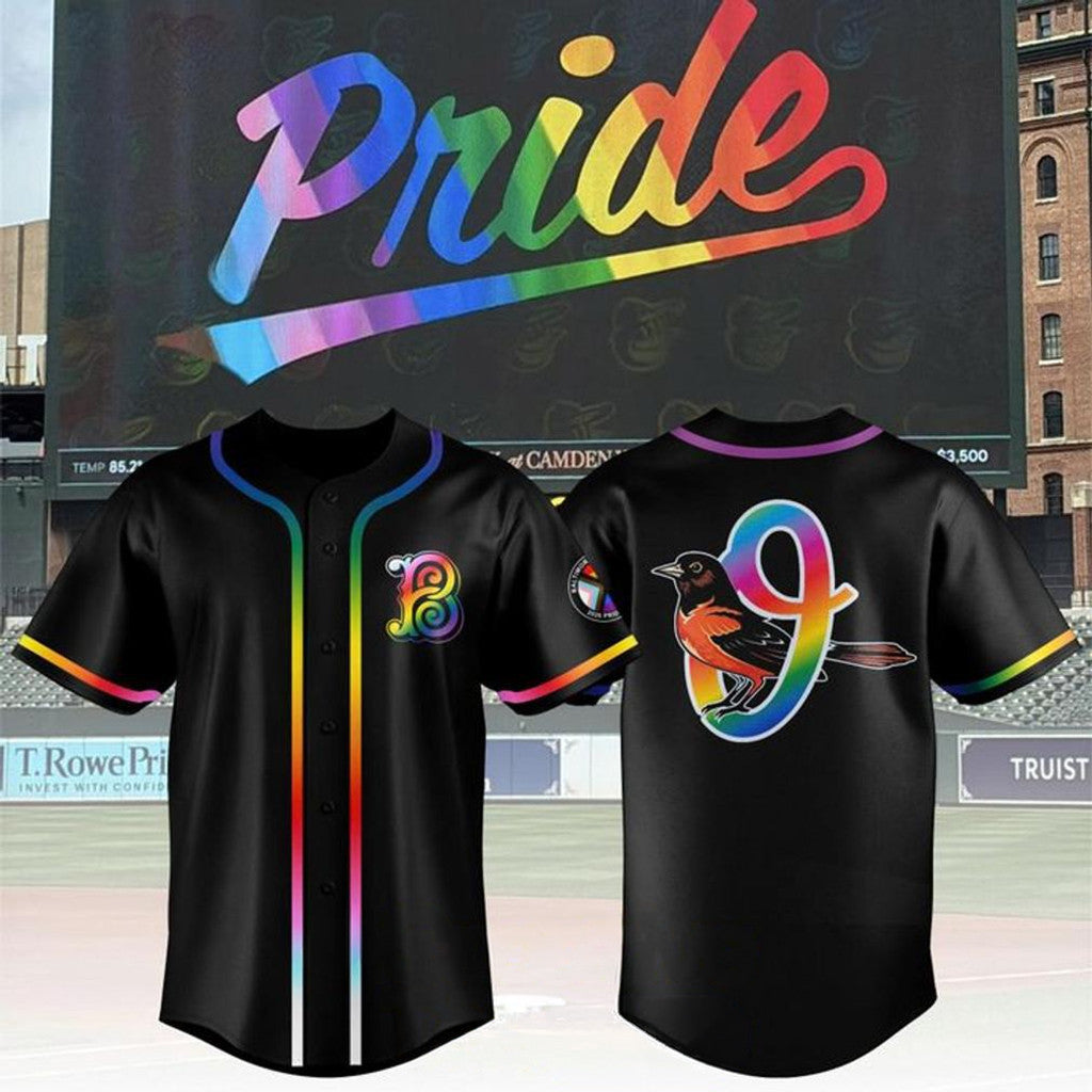 Baltimore Orioles X Pride Night Baseball Jersey Orioles Merch Gifts For Baseball Fans