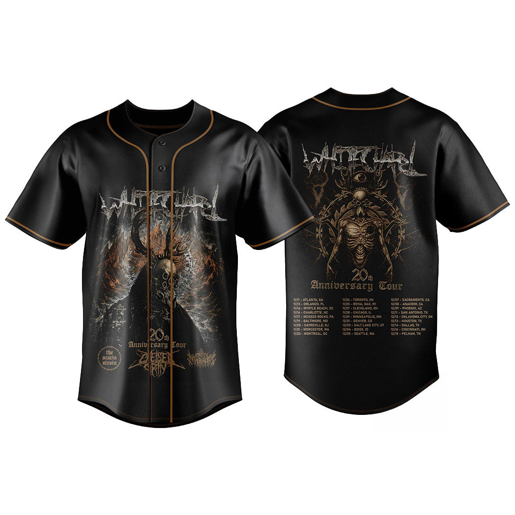 Whitechapel 20Th Anniversary Tour Jersey Whitechapel Merch Gifts For People Who Like Music
