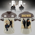 Chris Brown The R&B Tour 2026 Football Jersey R&B Tour Merch Gift For Brothers