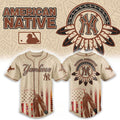 New York Yankees X Native American Heritage Baseball Jersey 2026 NY Yankees Merch Fan Gifts