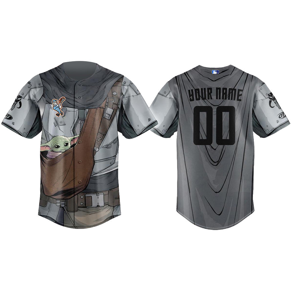 Personalized Inland Empire 66ers Star Wars Baby Grogu Jersey 2026 66ers Merch Gifts For Fans