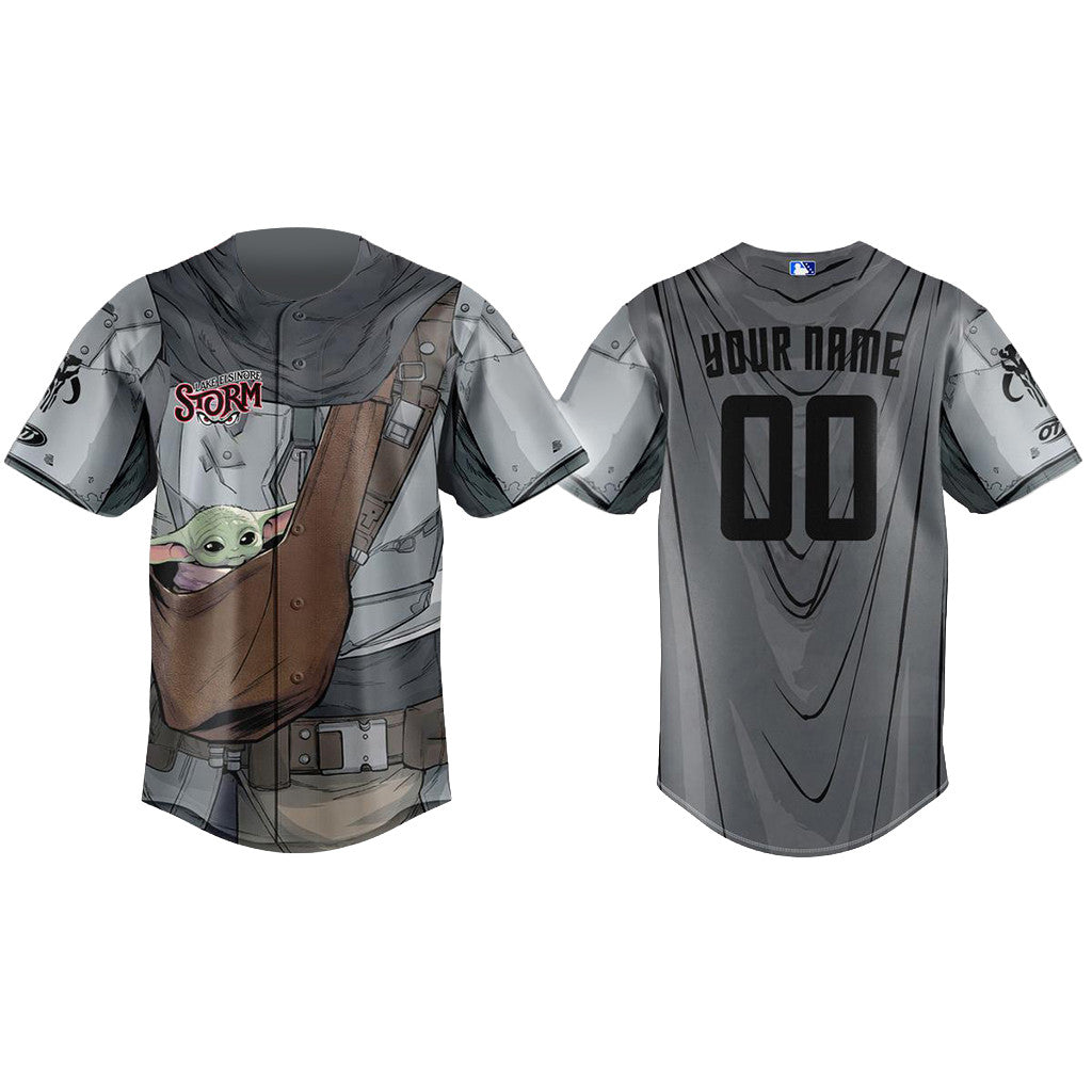 Personalized Lake Elsinore Storm Star Wars Baby Grogu Jersey Lake Elsinore Storm Merch 2026