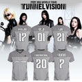 ITZY Tunnel Vision World Tour 2026 Signature Football Jersey ITZY Merch Gift For Music Lovers