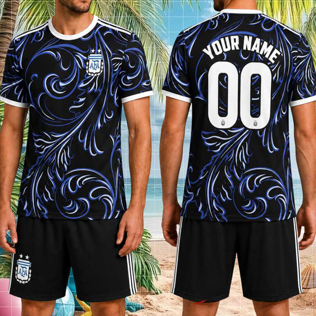 Custom Argentina National Team Jersey Shirt Shorts Set Argentina World Cup 2026 Merch Men's