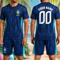 Custom Brazil National Team Jersey Shirt Shorts Set FIFA World Cup 2026 Merch Gift For Dad