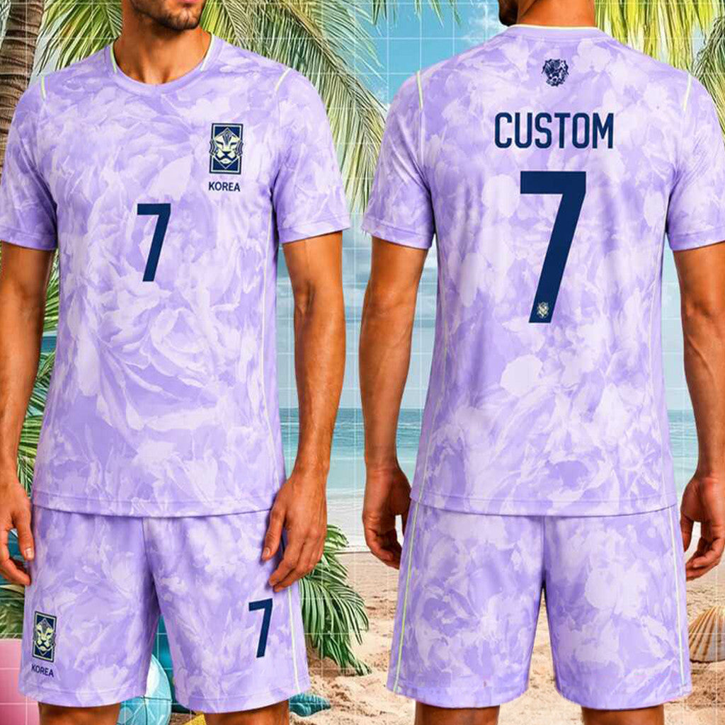 Custom Korea National Team Jersey Shirt Shorts Set Korea World Cup 2026 Merch Football Fan Gift