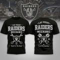 LV Raiders Mechanic Built For The Grind T-Shirt 2026 Raiders Merch Gift For Football Fans