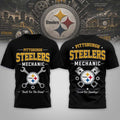 Pittsburgh Steelers Mechanic Built For The Grind T-Shirt 2026 Pittsburgh Steelers Merch Gifts