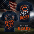 Chicago Bears For Life T-Shirt 2026 Football Lover Shirt Chicago Bears Merch Gift For Him