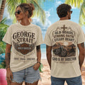 George Strait Harley Davidson Old Roads Strong Faith Country Concert Shirt George Strait Merch