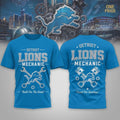 Detroit Lions Mechanic Built For The Grind T-Shirt 2026 Detroit Lions Merch Gifts For Husband